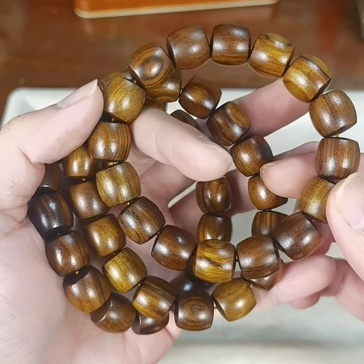 大果紫檀（缅甸花梨）手串/手链15mm直切