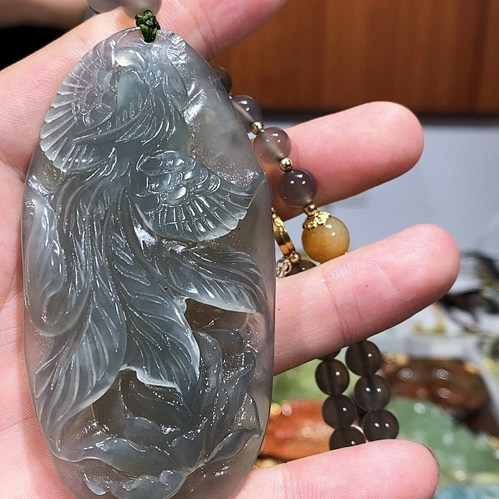 未镶嵌岫玉毛衣链