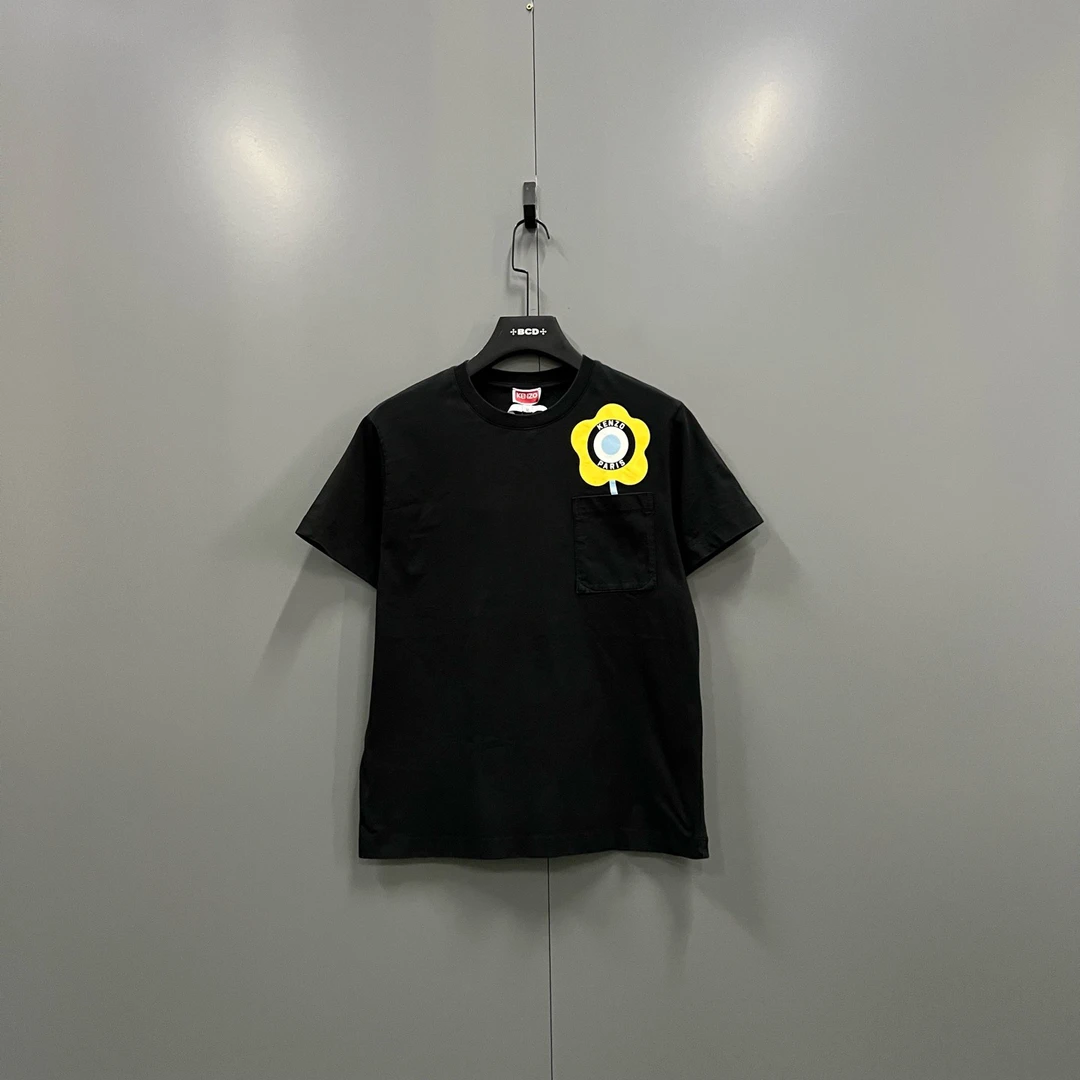 95新 KENZO/肯佐 jp917 花卉印花圆领短袖 M 018292