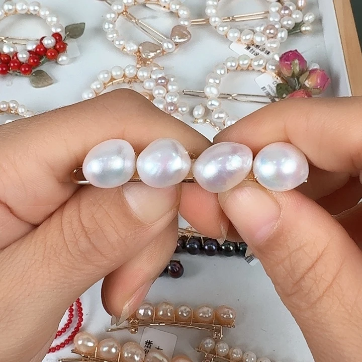 愉***活淡水珍珠未镶嵌发饰