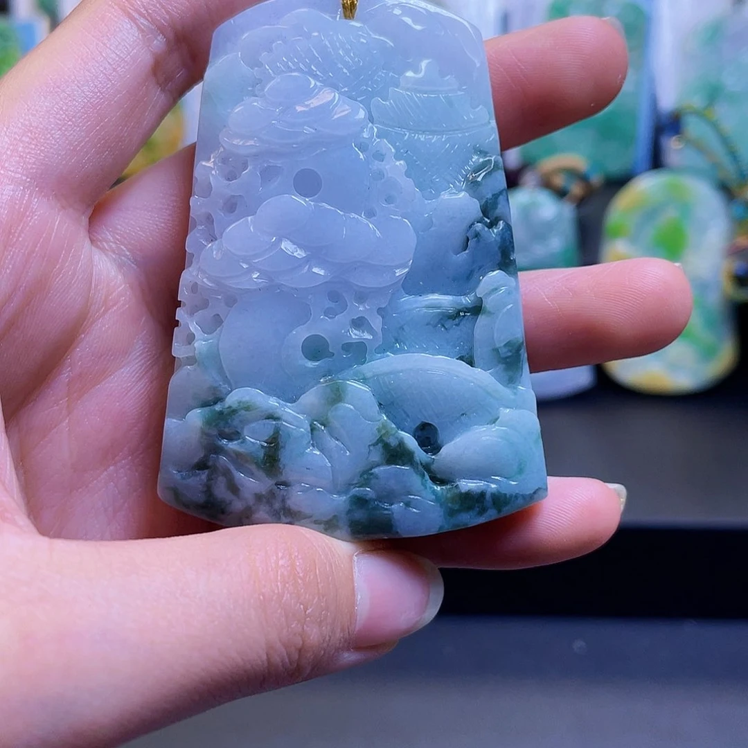 颈饰未镶嵌翡翠翡翠