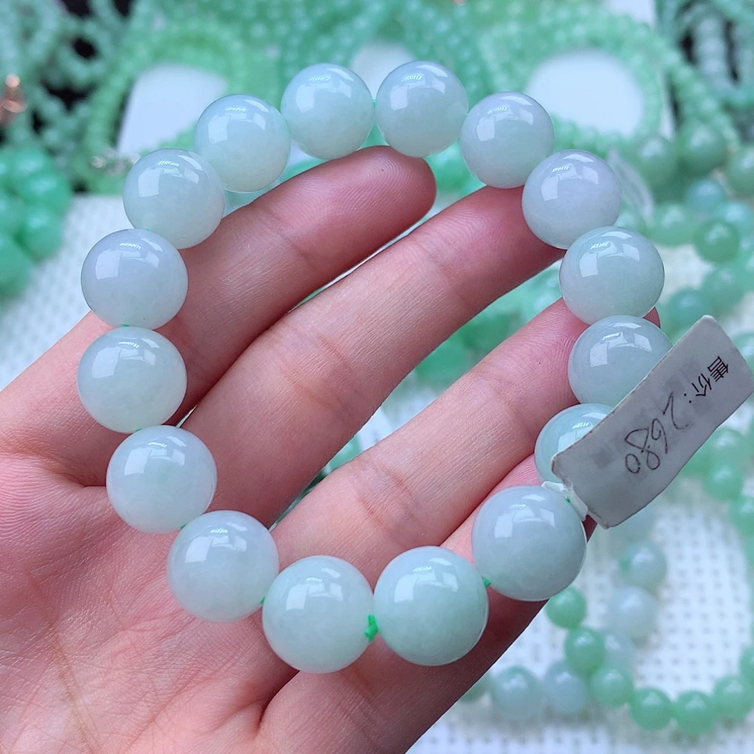 翡翠未镶嵌毛衣链