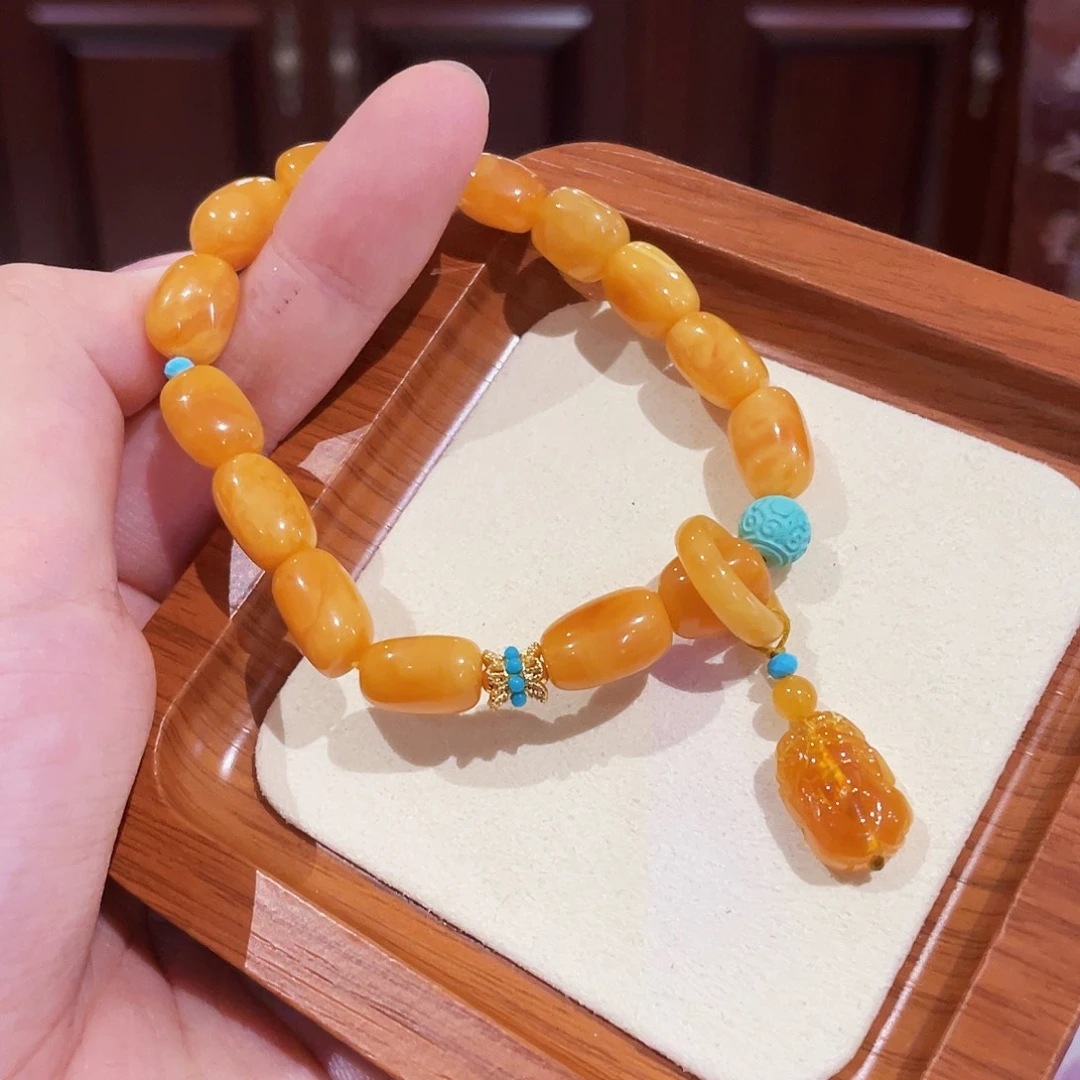 手链蜜蜡未镶嵌手串