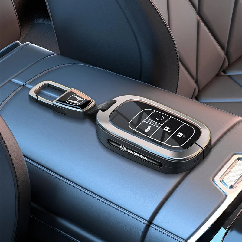 适用本田crv钥匙套雅阁思域皓影型格飞度高级感hrv男士汽车保护壳