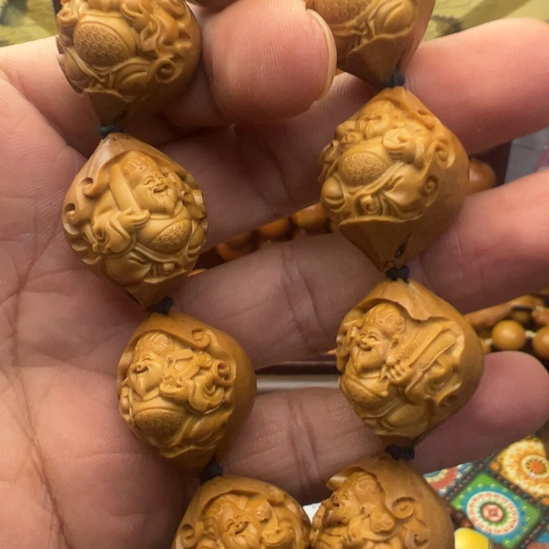 橄榄核手串/手链2.1包衣财神