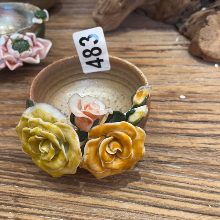 手工制作陶瓷茶具茶杯青蛙