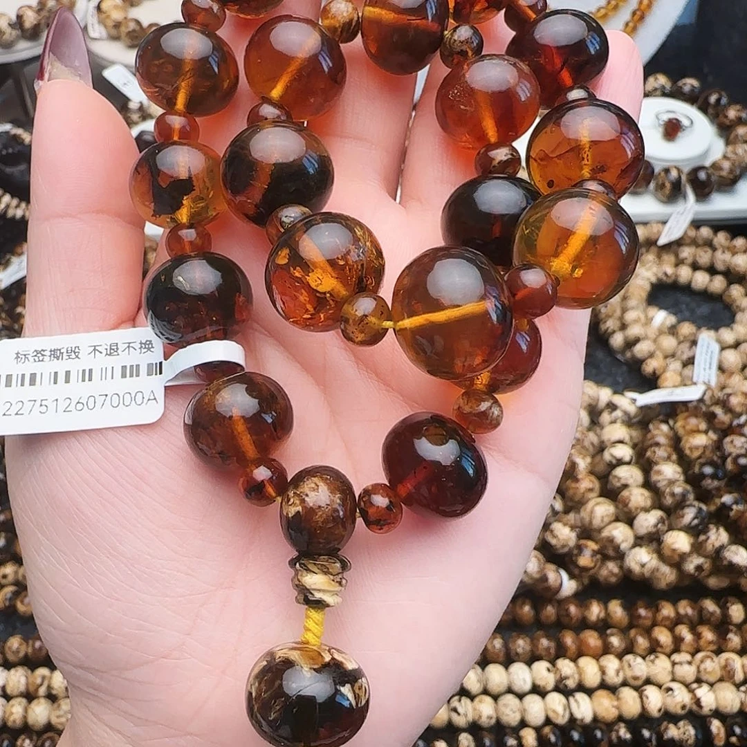 琥珀未镶嵌手链抚顺琥珀