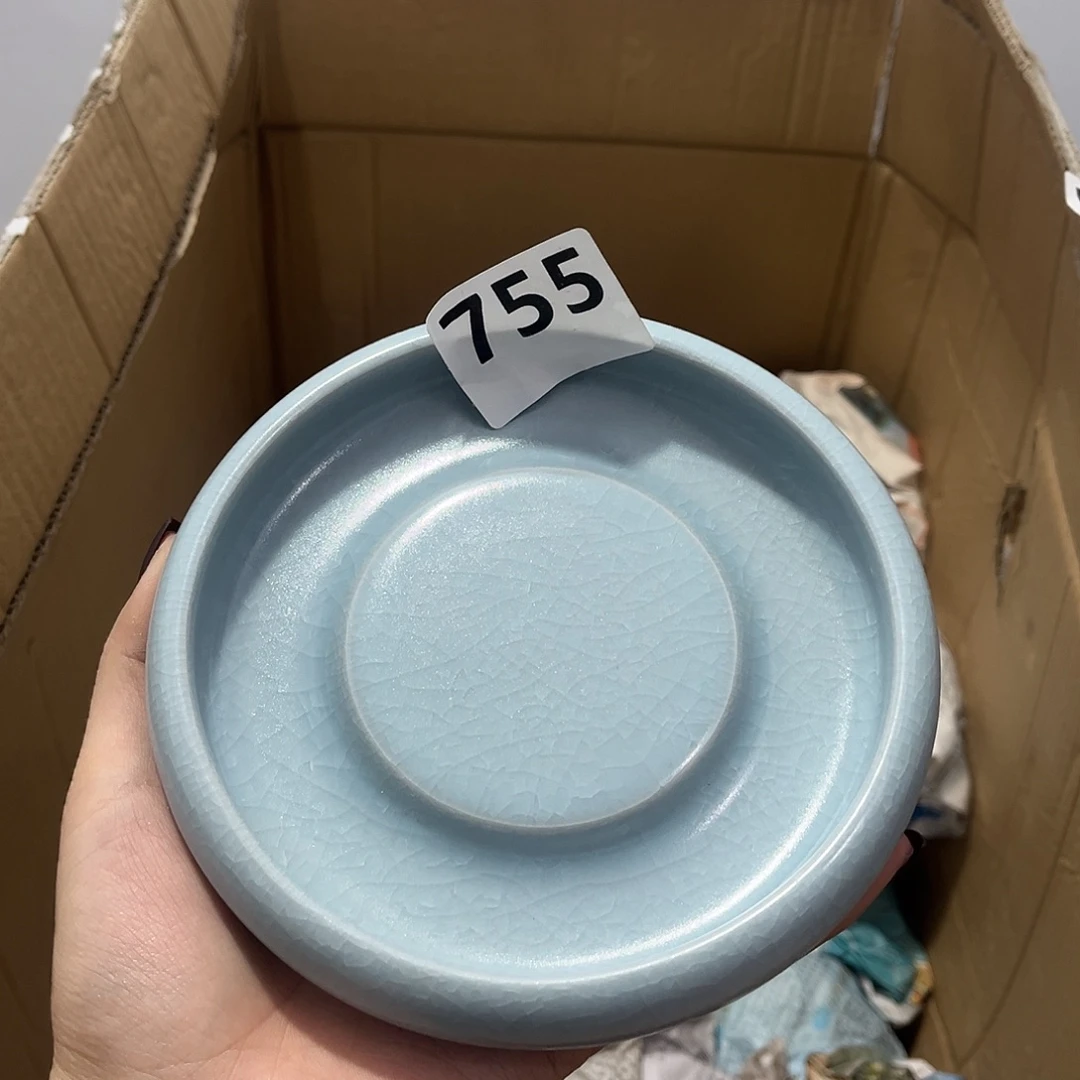瓷片茶摆件工艺品摆件666