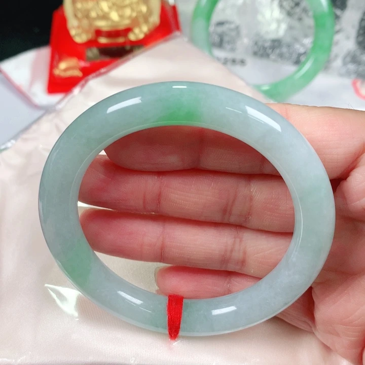 未镶嵌手镯翡翠  编号F1305 圆条54.3