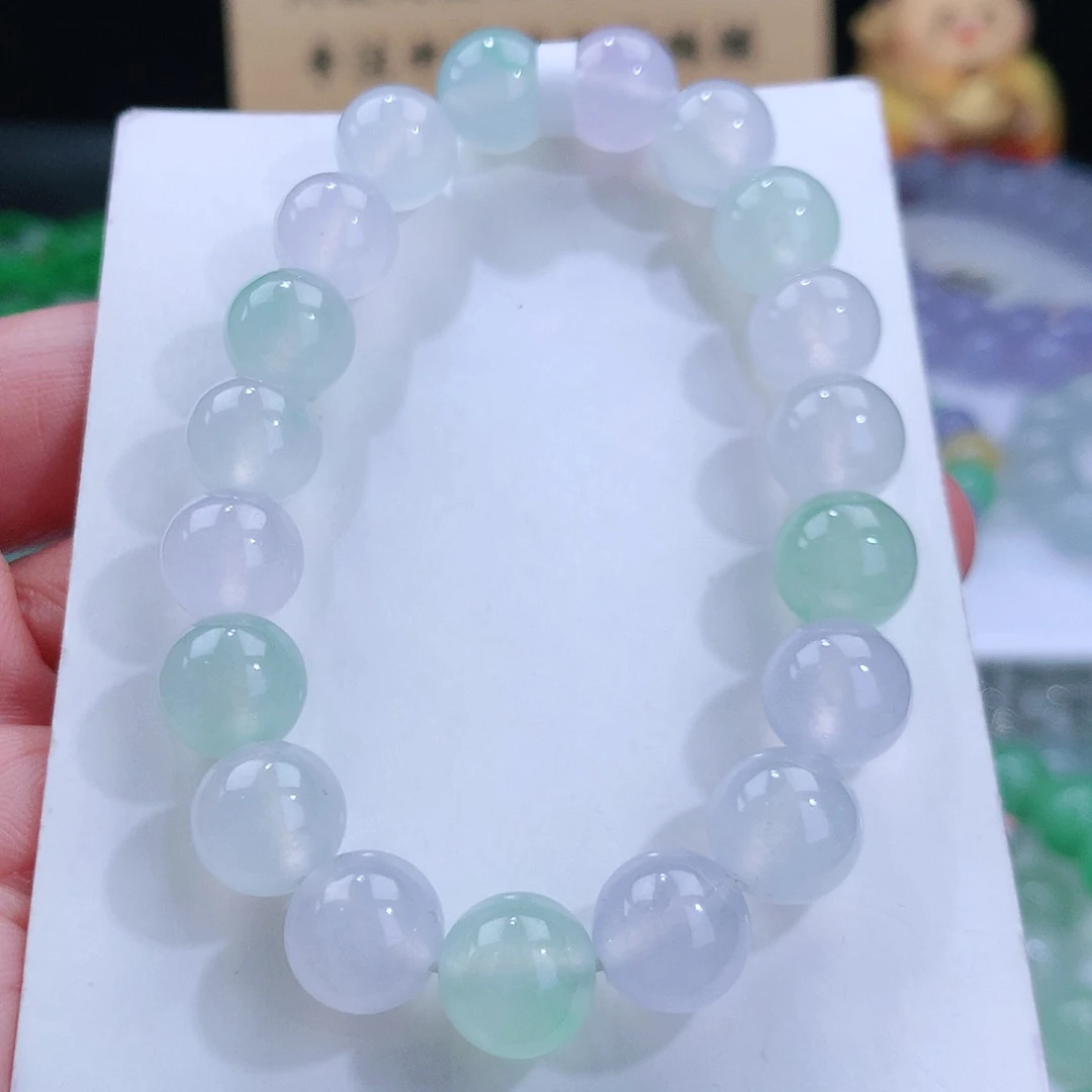 翡翠手链未镶嵌卡10mm