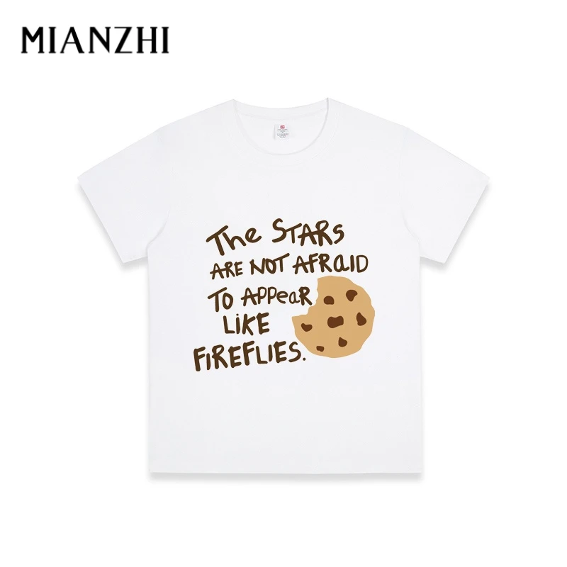 棉致森马集团棉致女装短袖T恤圆领男女情侣印花上衣百搭夏装短袖