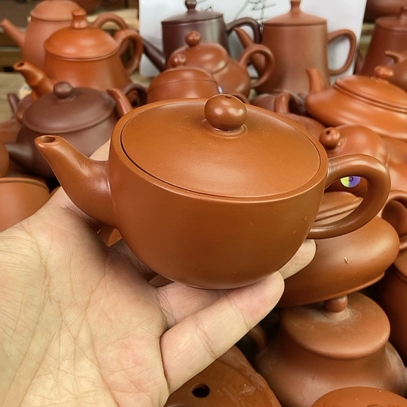 【闪购商品】茶壶朱泥130cc00000