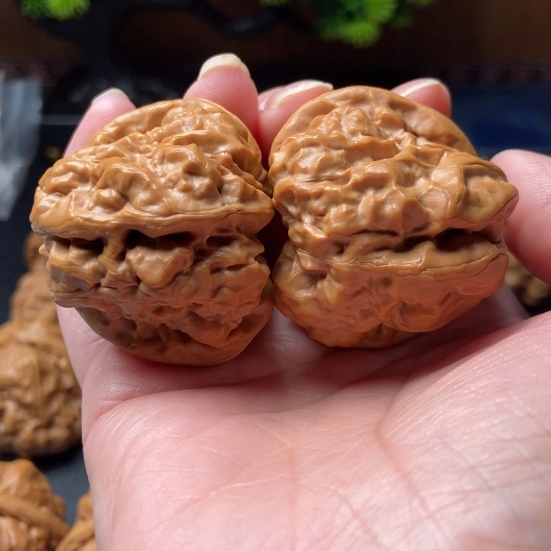 文玩核桃把件蛤蟆头43