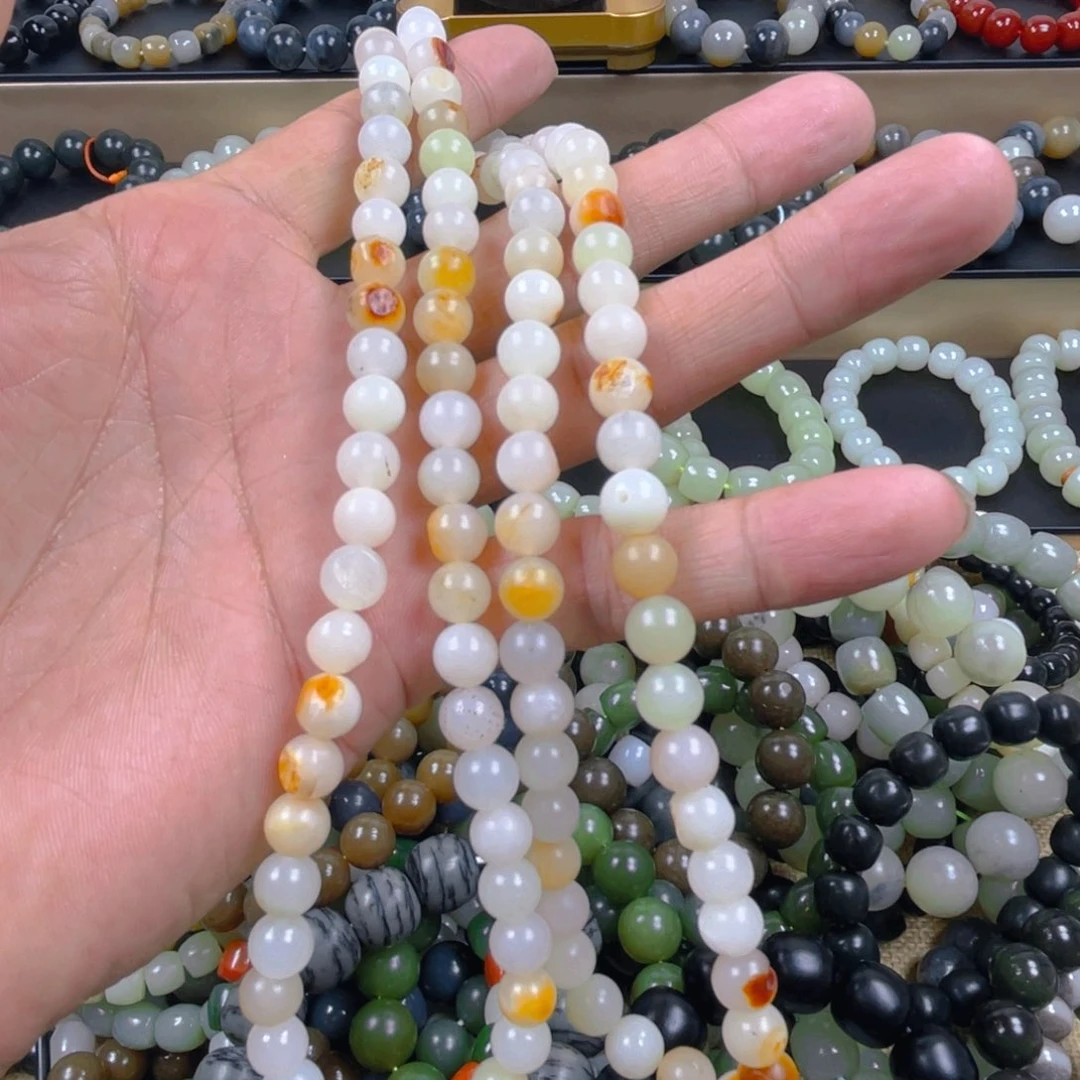 未镶嵌和田玉手串绣****化