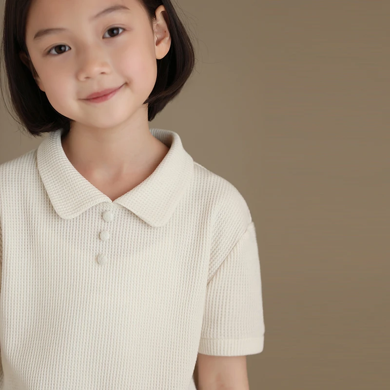 【银泰百货XH】哈齿童装春夏女童亲肤亲子Polo针织T恤218093