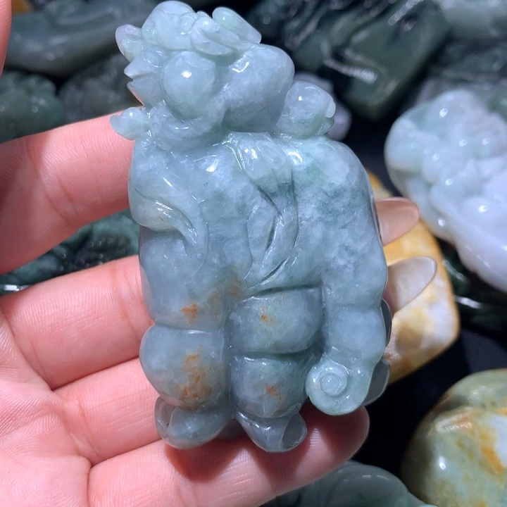 翡翠未镶嵌颈饰保真天然A货翡翠