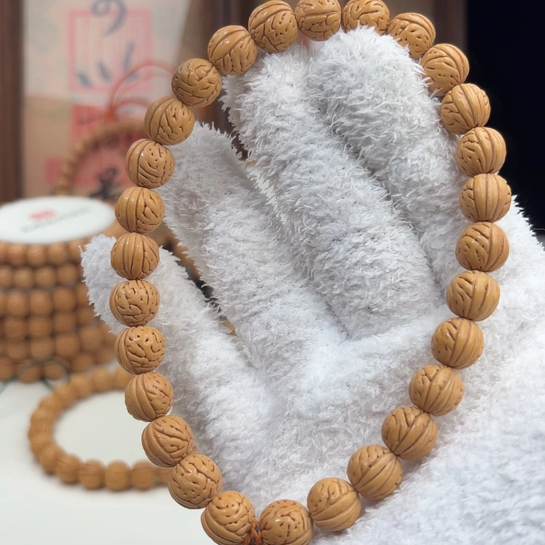 @***你手串桃核1.1「大肠脐中脐」野生桃核手持