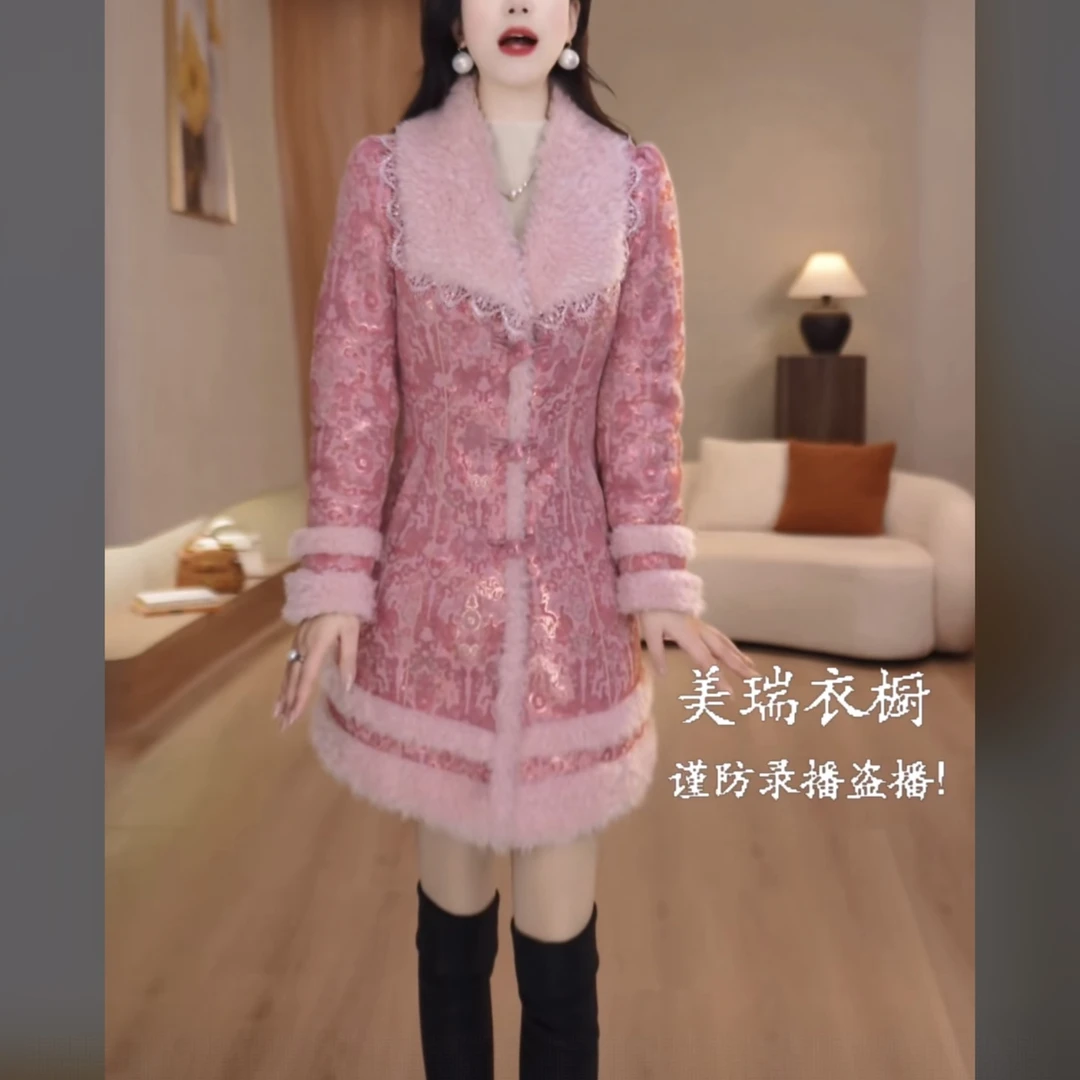 【外套】2025冬季新款时尚洋气时尚优雅高级显瘦感气质减龄女士外套