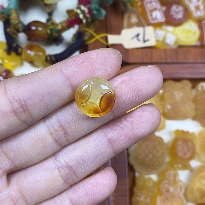 吊坠橄榄核钱币22
