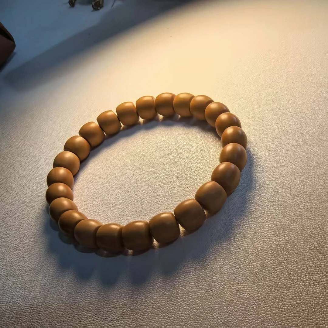 【沐爻】S+猴头直切-手工雕刻全品无暇-猴头核桃手串