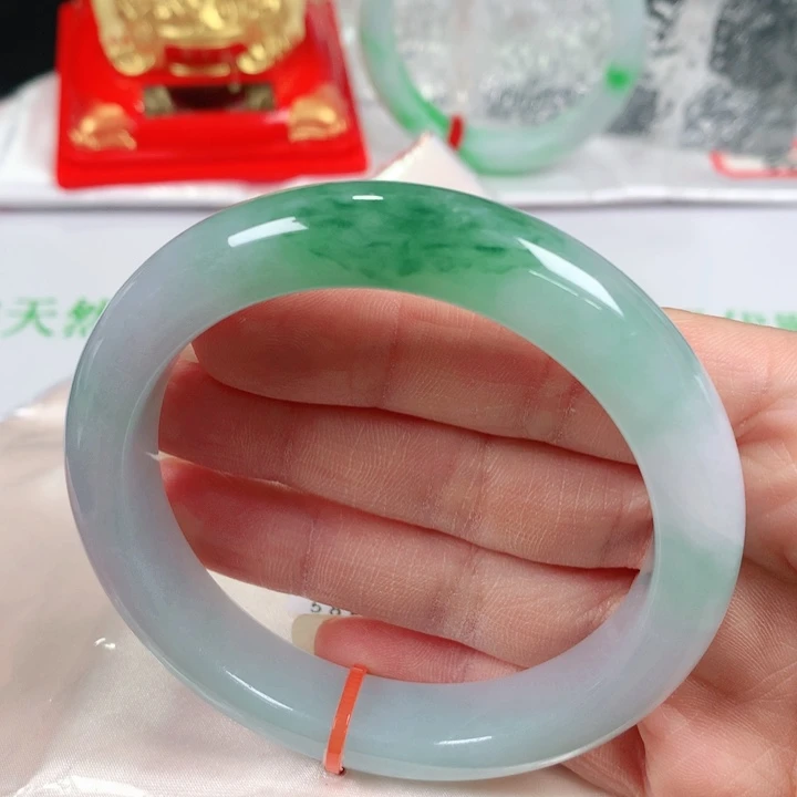 未镶嵌手镯翡翠   编号ZD1265 正圈58+
