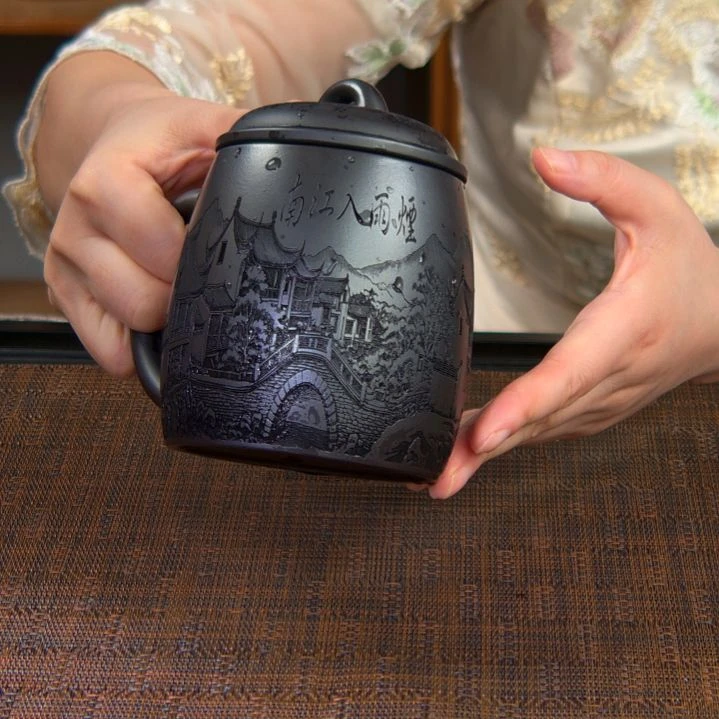 茶杯紫砂高货放漏