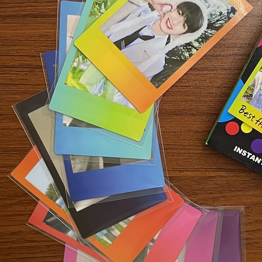 拍立得相纸打印3寸彩虹个人明星周边定制