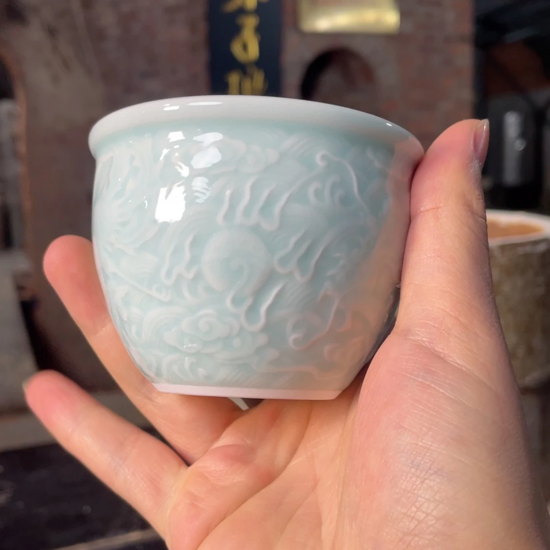 高温颜色釉主人杯