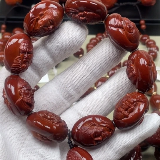 爱***菜橄榄核手串橄榄核