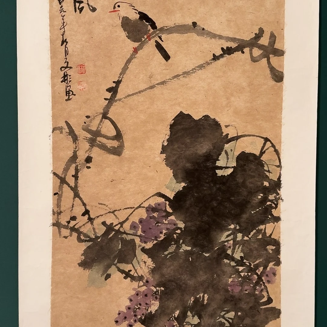 国画溥老师的作品