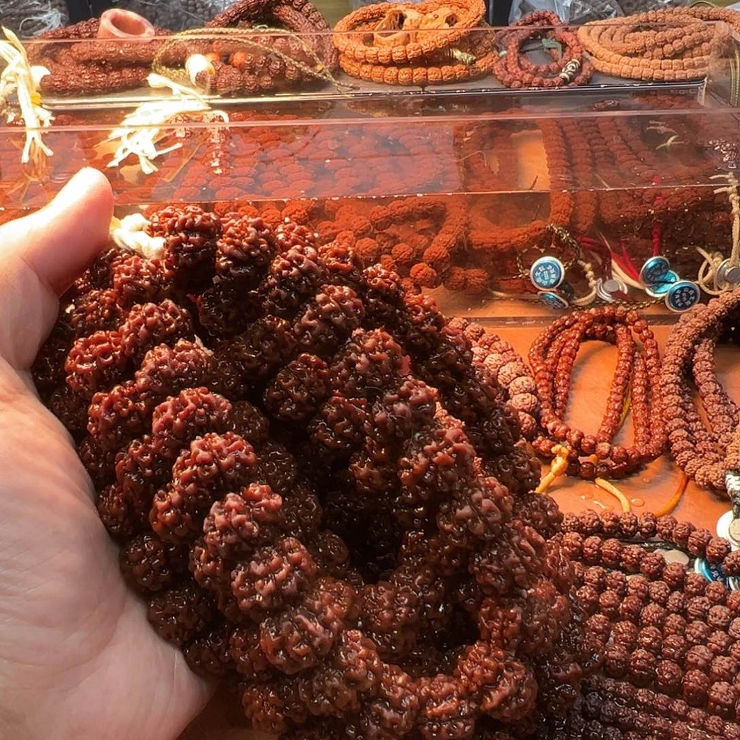 金刚菩提吊坠红方印手持17