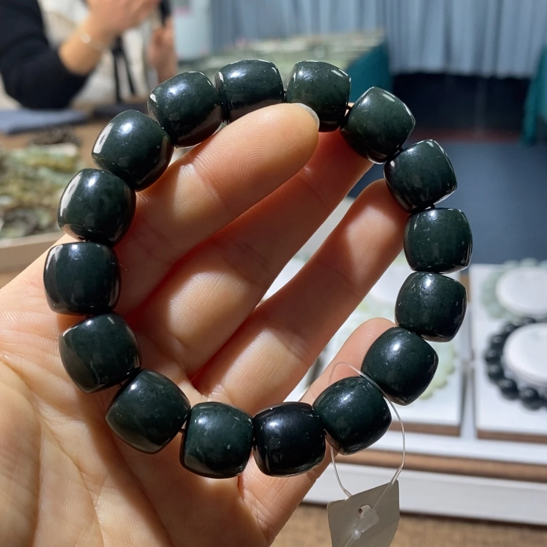 和田玉未镶嵌手链14