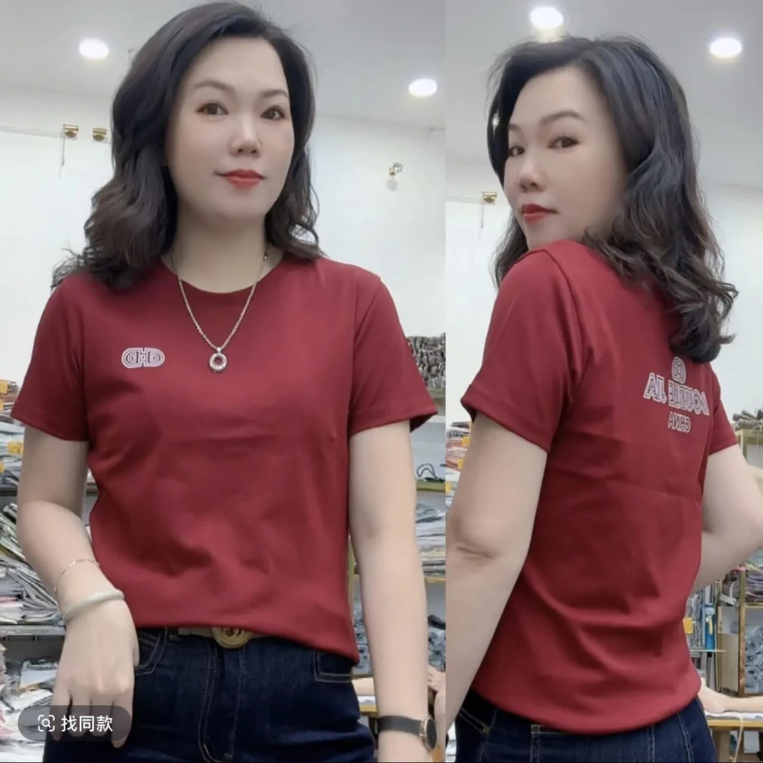 新款时尚休闲百搭修身显瘦气质T恤857