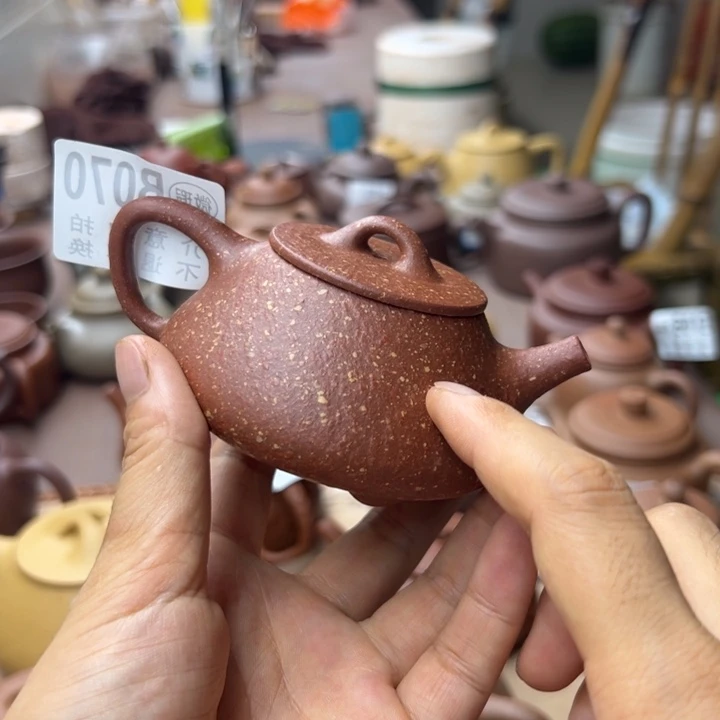 茶壶紫砂降坡泥半手130