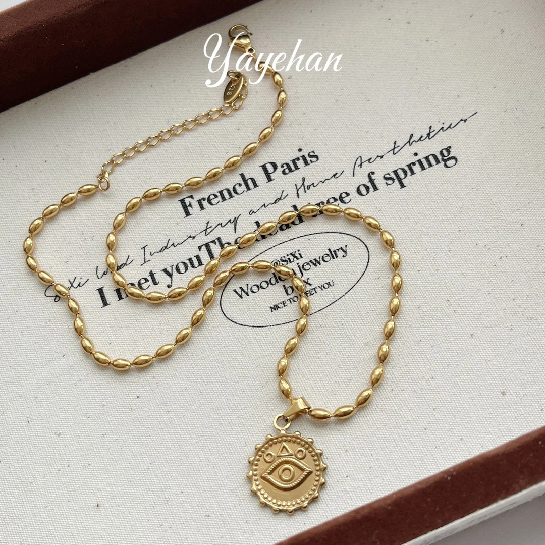 钛钢项链 欧美时尚小米项链气质