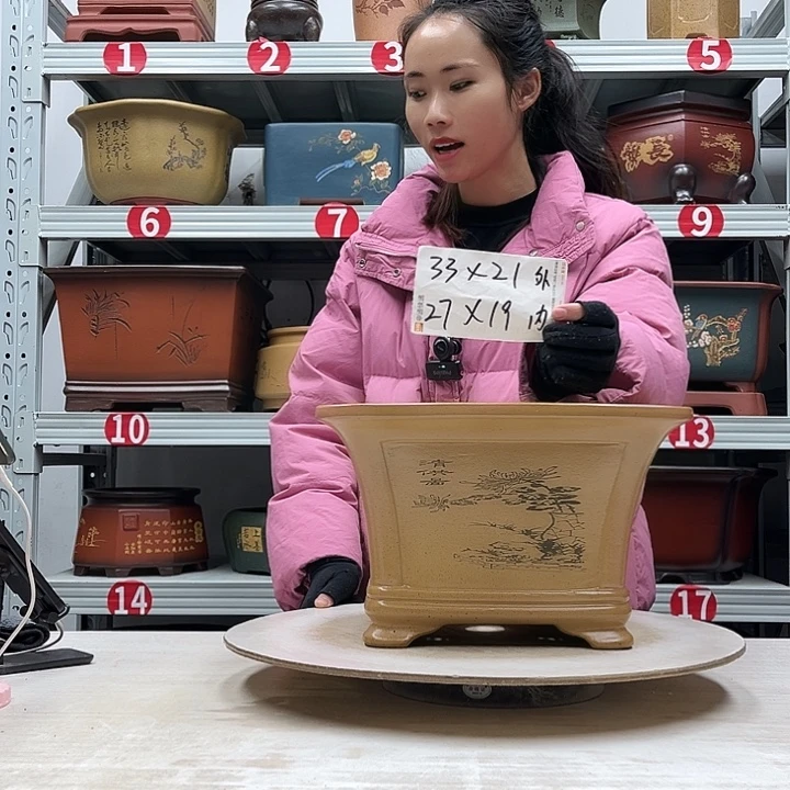 紫砂花盆紫砂花盆