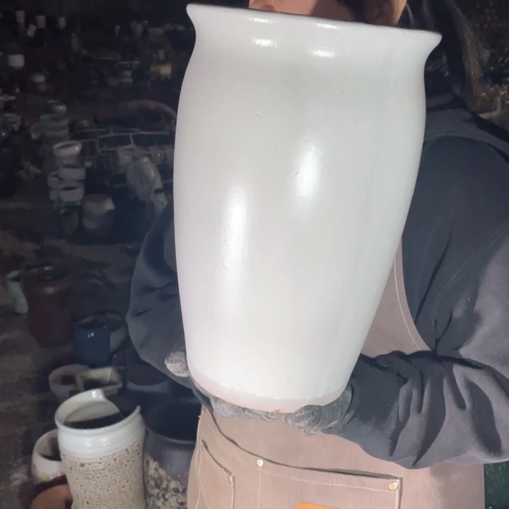 紫砂花盆口20高33正品正品