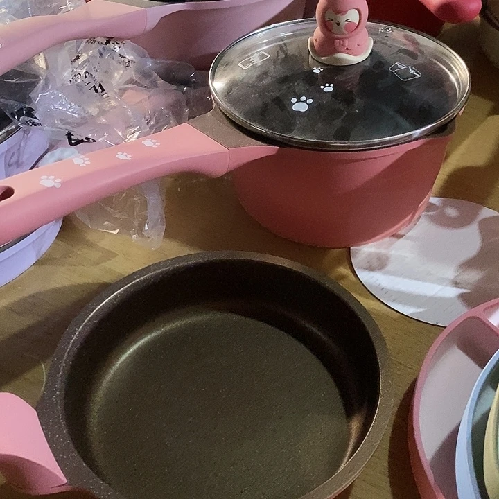 粉色有钱兔套装处理