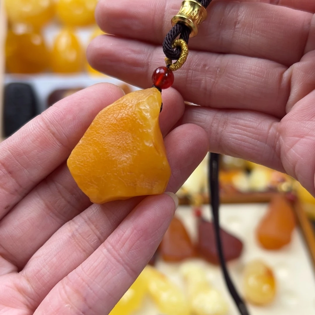 未镶嵌颈饰蜜蜡蜜蜡