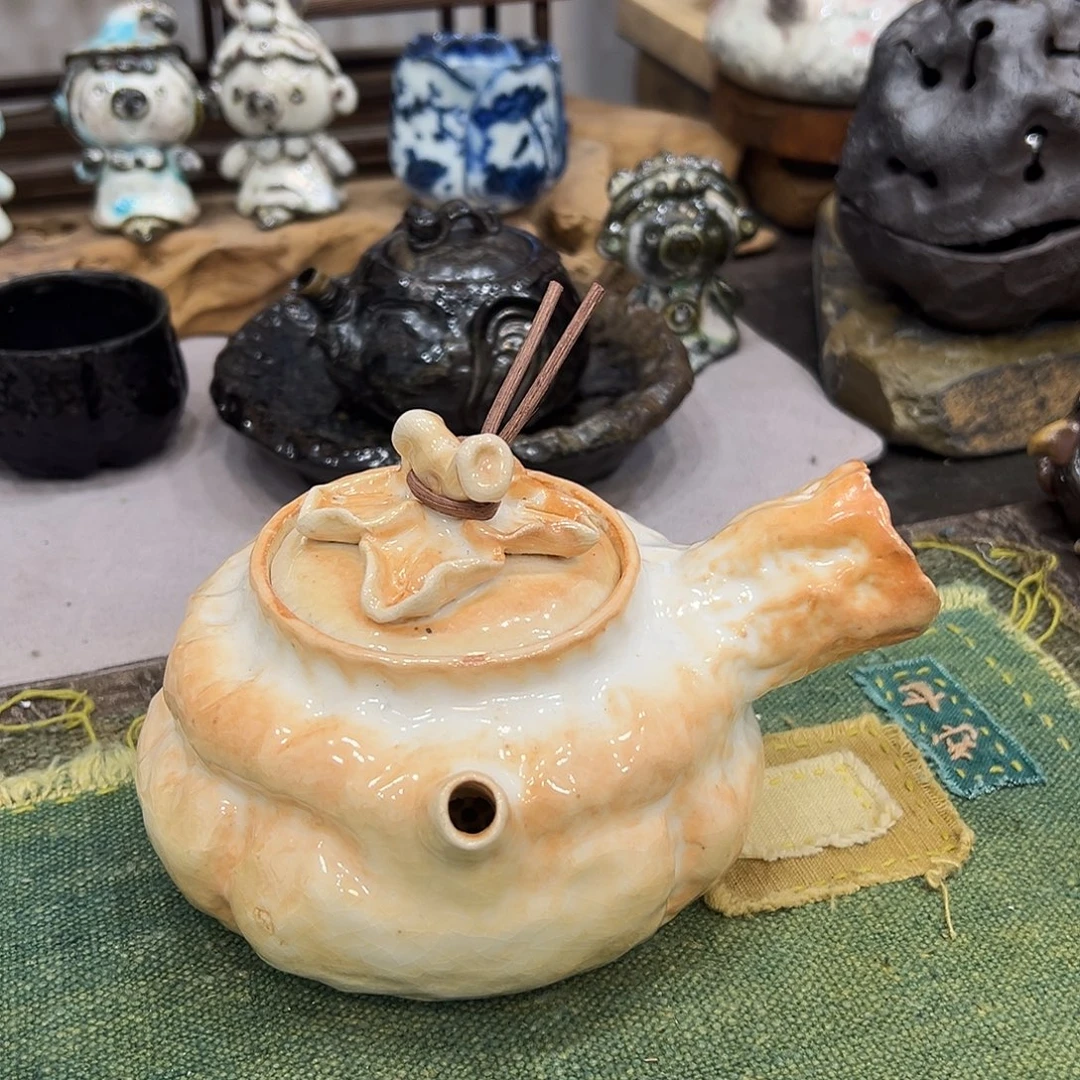 景德镇手工手作纯柴裸烧