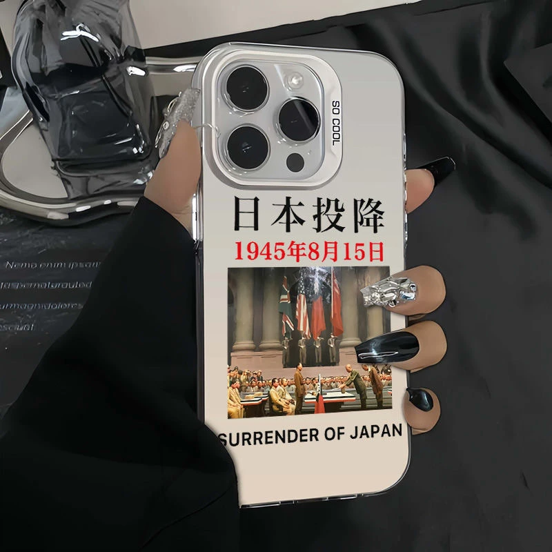 日式投降金属按键苹果15PROMAX手机壳iPhone14/13/12磨砂潮款XR78