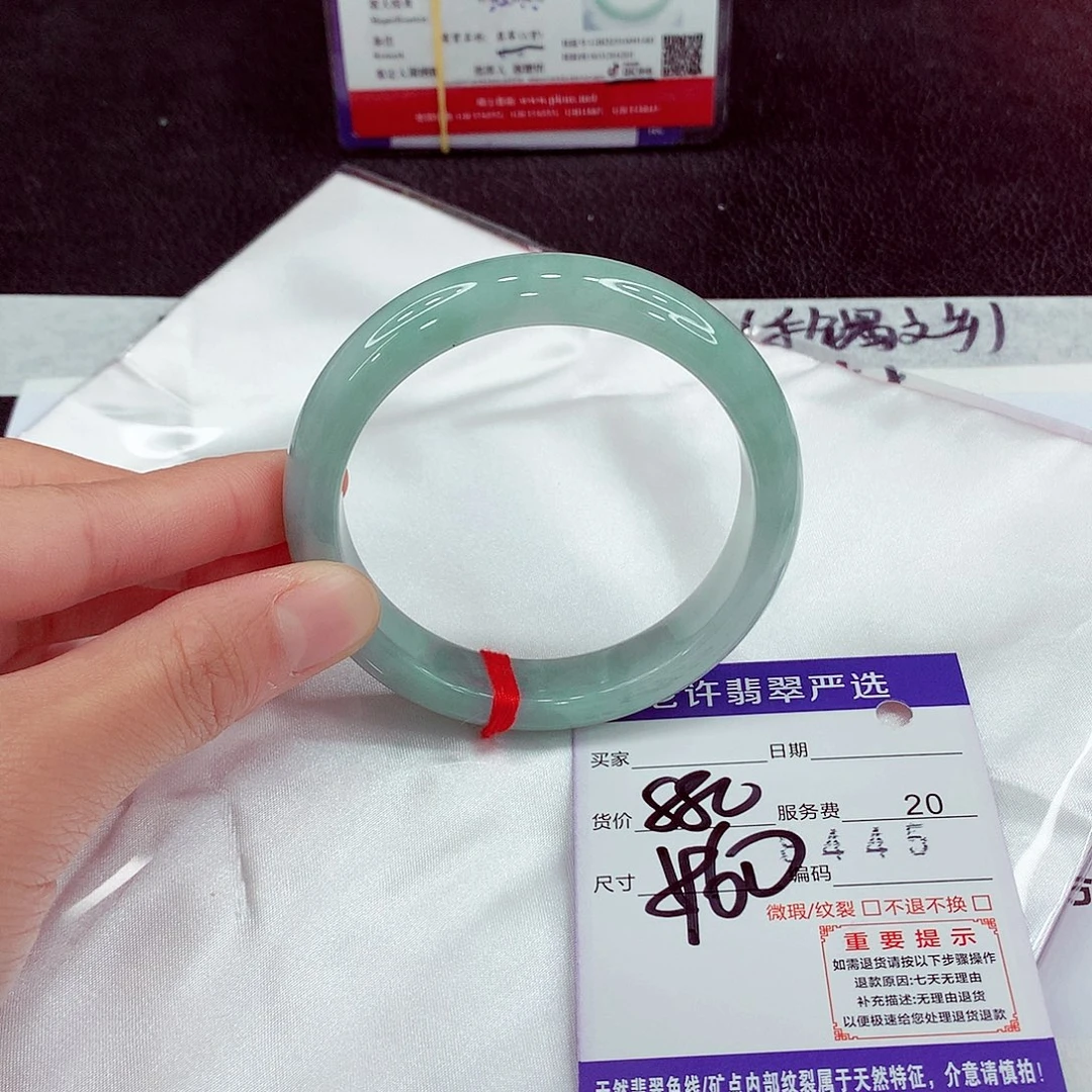 翡翠未镶嵌手镯11