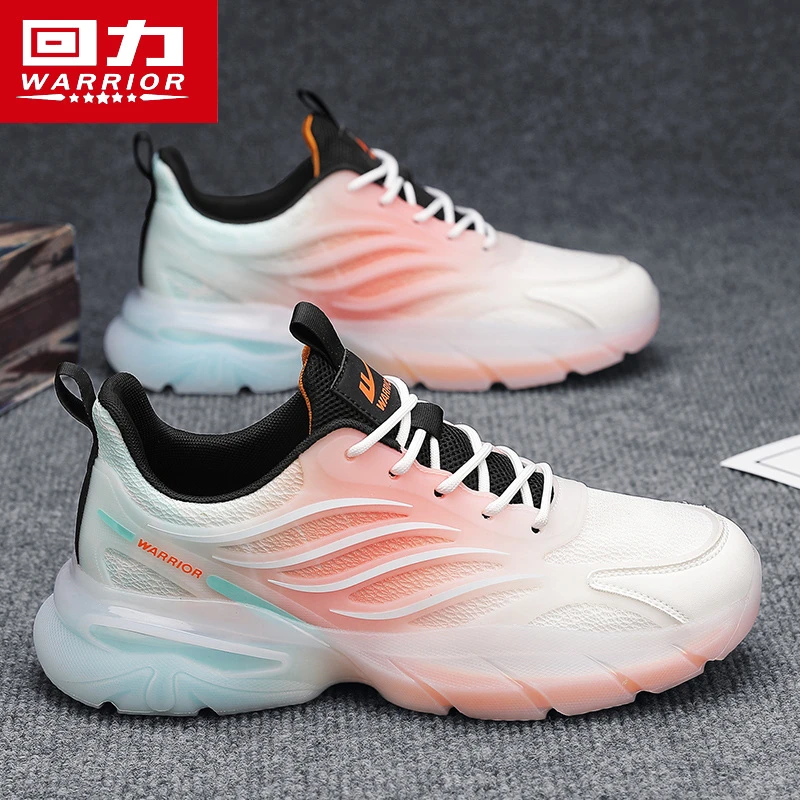 回力男鞋夏季2025新款青少年运动鞋透气防臭厚底减震跑步老爹潮鞋