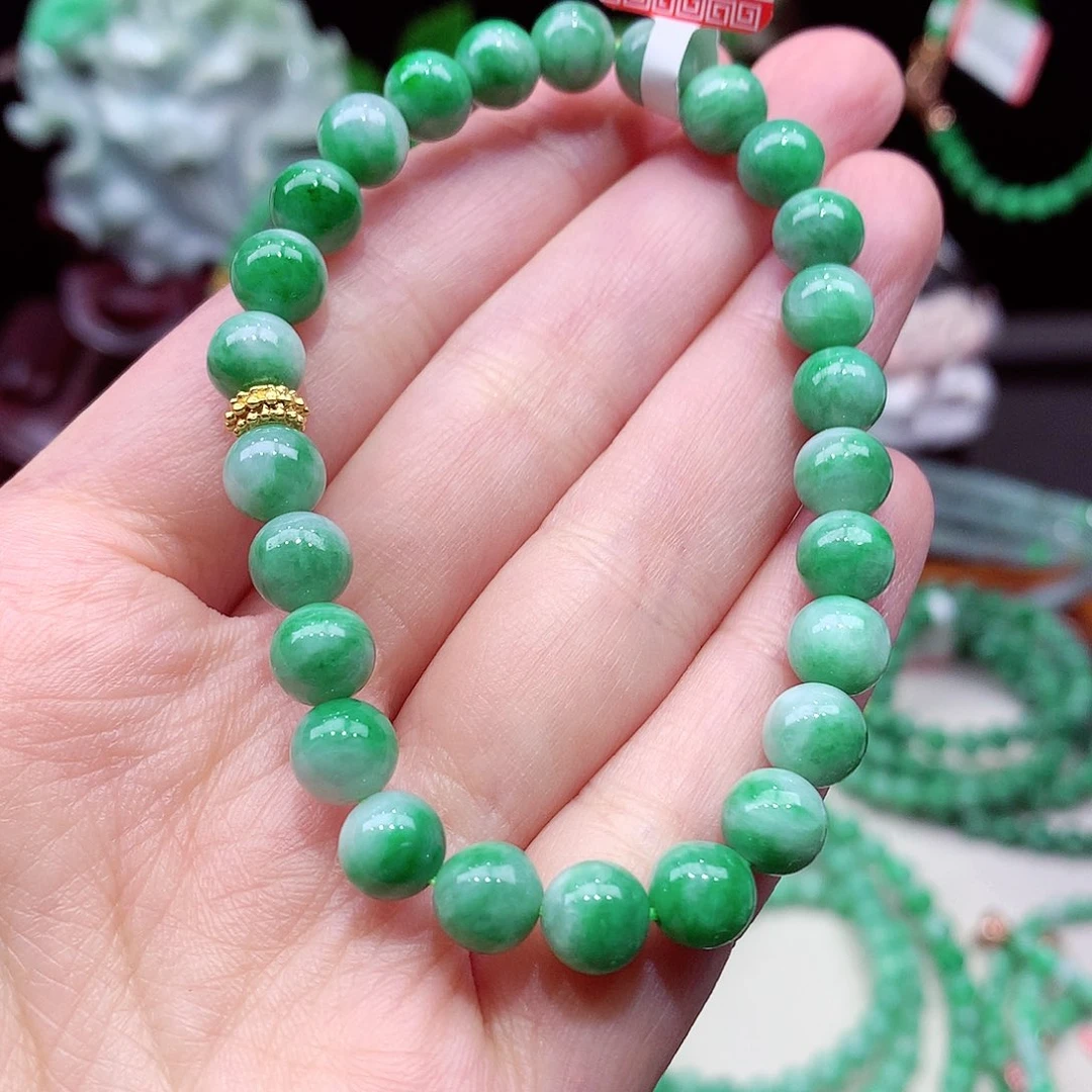 翡翠未镶嵌手链翡翠