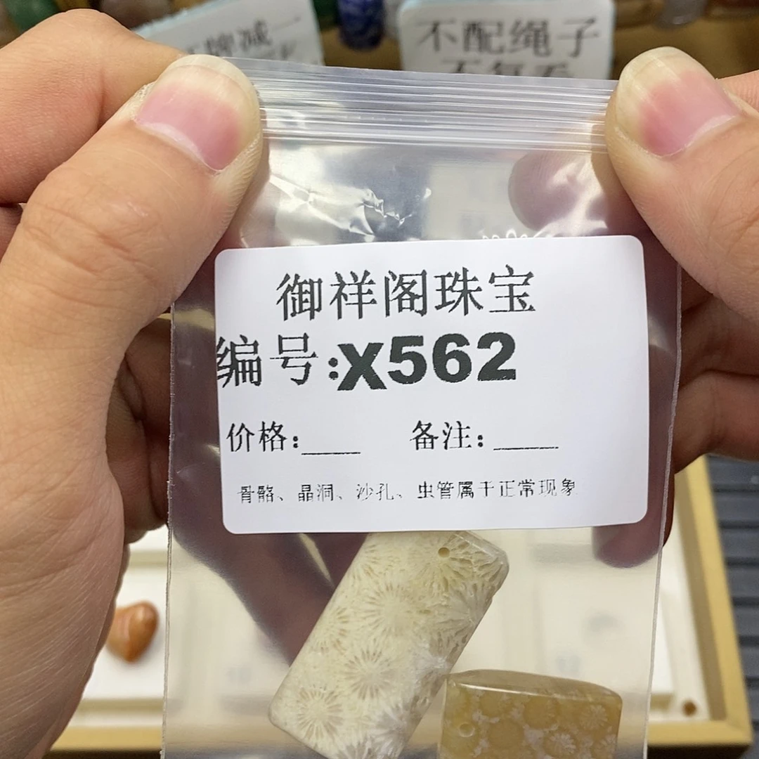 硅化珊瑚（珊瑚玉）未镶嵌颈饰?****?
