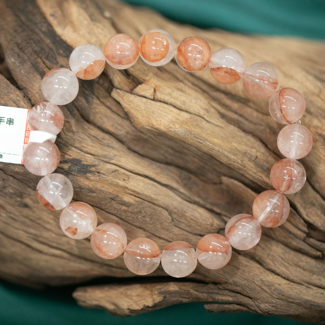 「雯姐严选」天然红胶花水晶手串(多样发一)