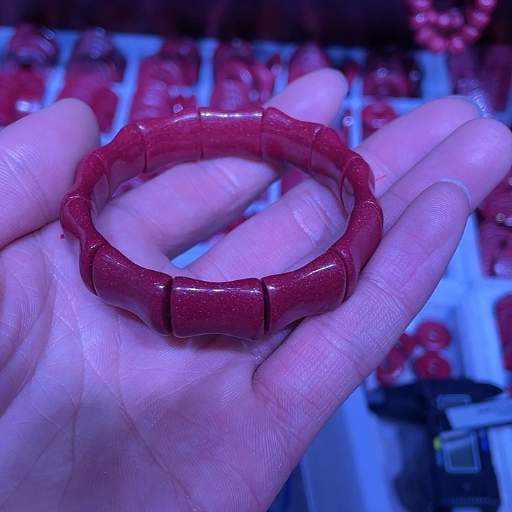 天然辰砂紫金砂竹排