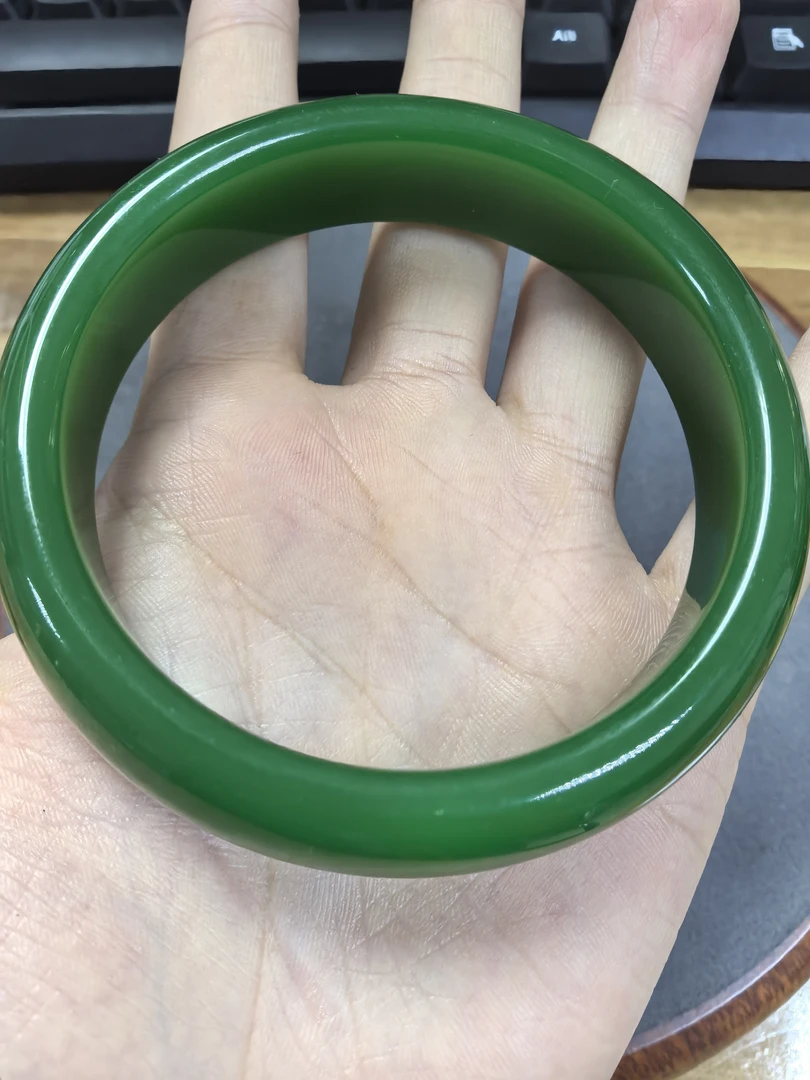 12号绿色正圈手镯