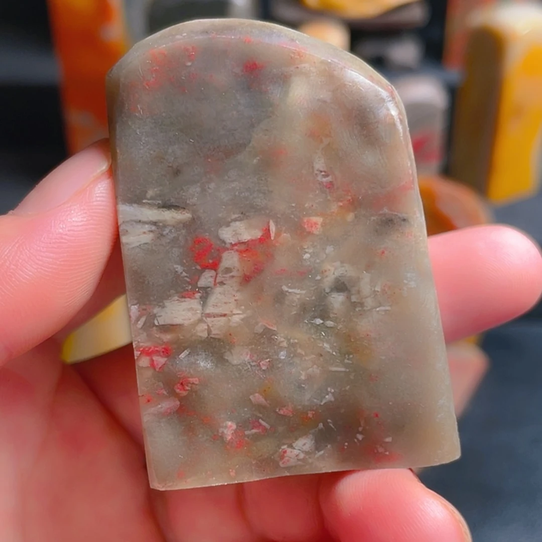 【闪购商品】昌化石六**巴昌化鸡血石印章