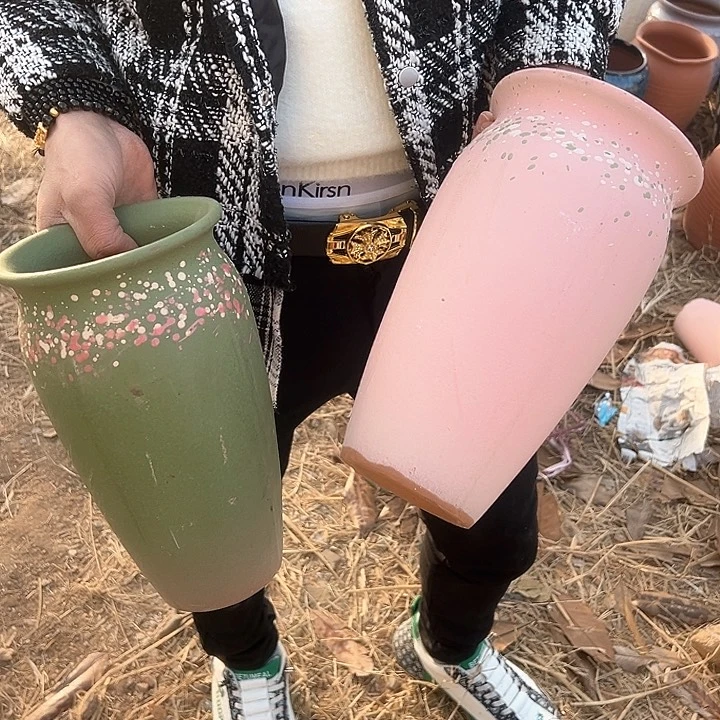 紫砂花盆高度26口14